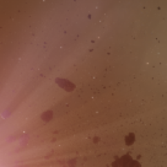 asteroid belt - red sun 2