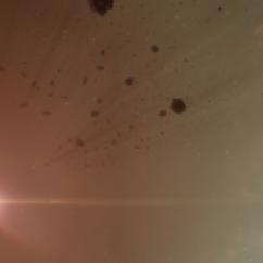 asteroid belt - red sun 4